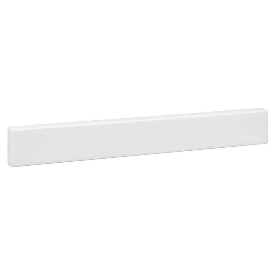 18 - 1/2 in. Cultured Marble Backsplash in White